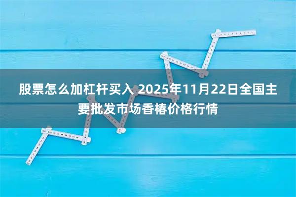 股票怎么加杠杆买入 2025年11月22日全国主要批发市场香椿价格行情