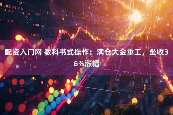 配资入门网 教科书式操作：满仓大金重工，坐收36%涨幅